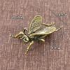 New Solid Brass Insect Bee Figurines Miniatures Tea Pet Crafts Collection Desktop Small Ornaments Home Decoration Accessories