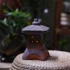 Pagoda Garden Statues Solar-Powered Garden Light Zen Lantern Outdoor Decor