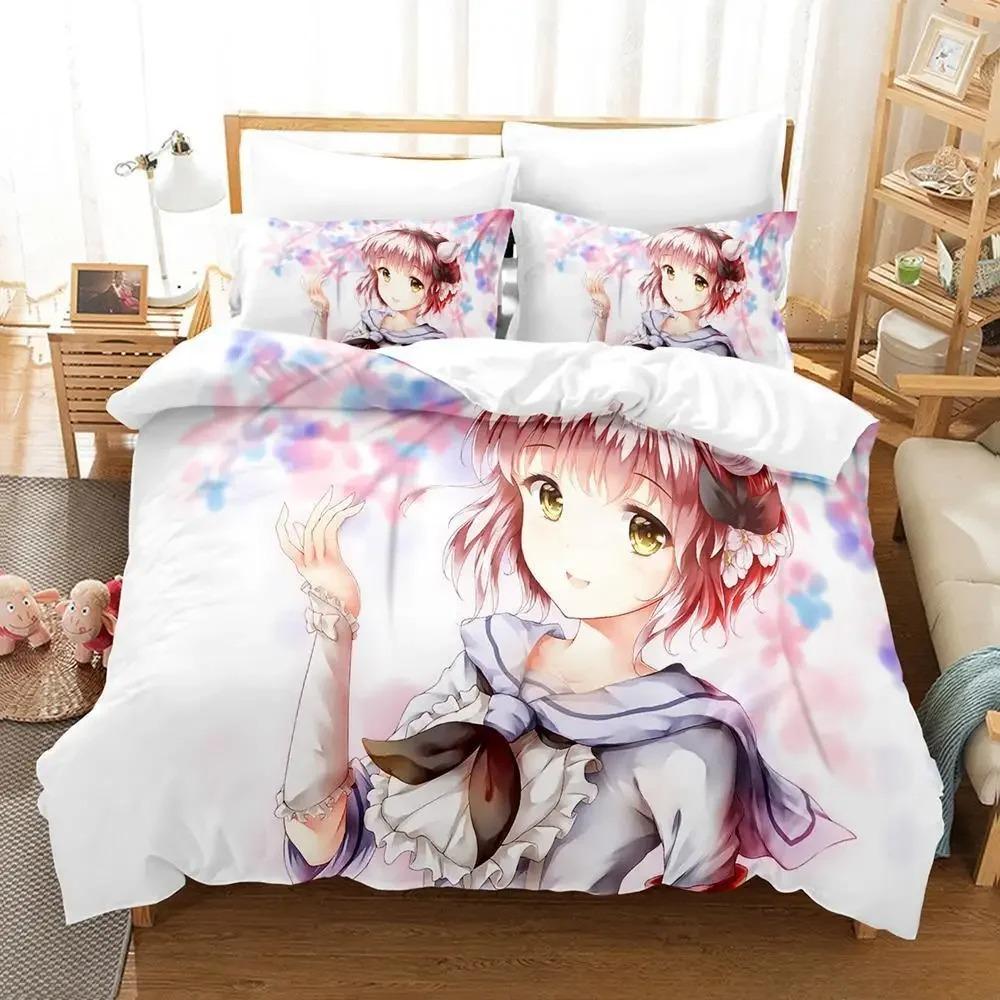Magical Girl Raising Project Bedding Sets exquisite bed supplies set duvet cover bed comforter set luxury birthday gift