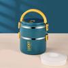 1-4Layer Stainless Steel Bento Box Set Cartoon Child Adult School Office Food Storage Container Outdoor Camping Picnic Lunch Box