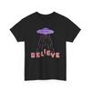 Utomjording T-shirt | UFO Grafisk T-shirt | Utomjordisk Tro Shirt