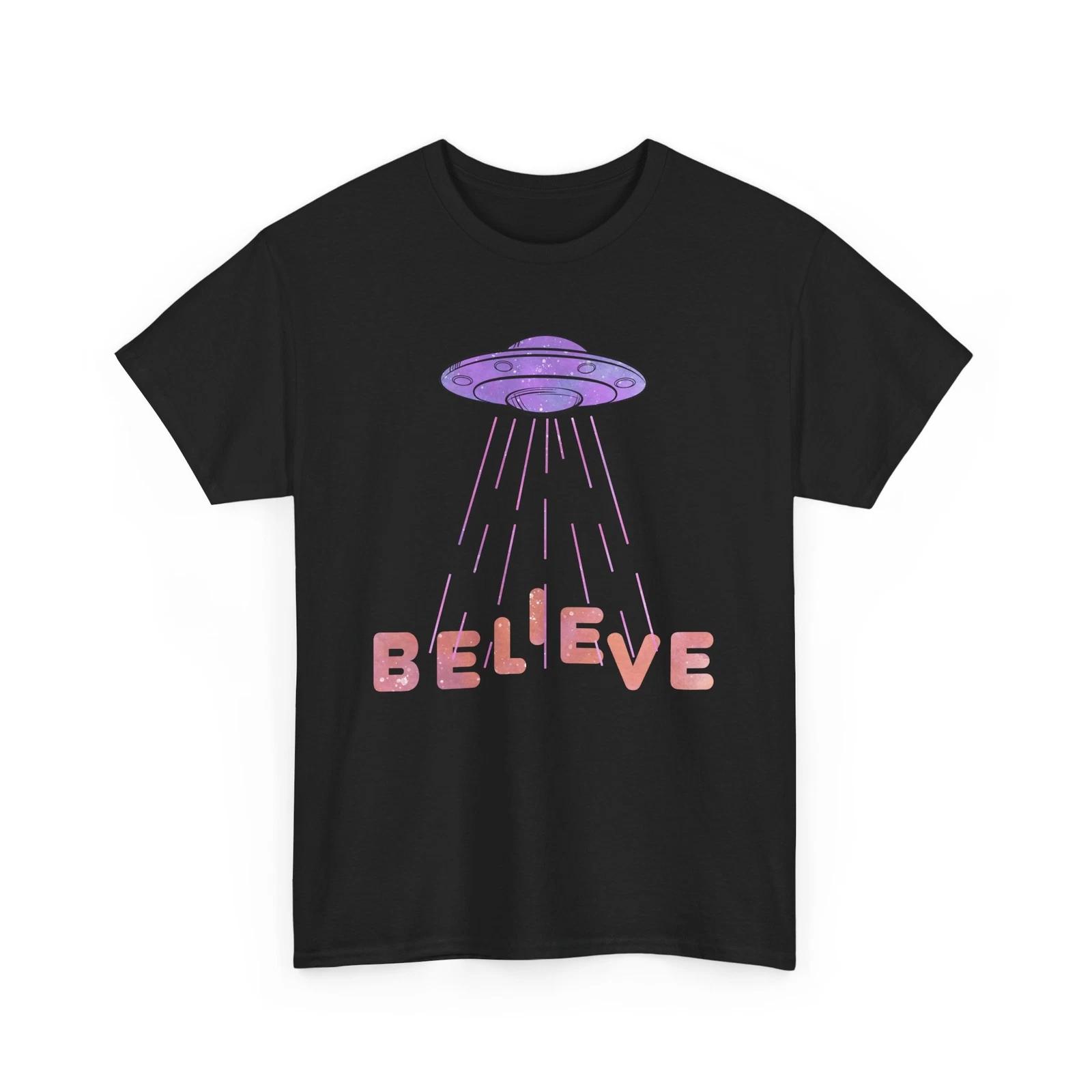 Alien T-Shirt | UFO Graphic Tee | Extraterrestrial Believe Shirt 3XL