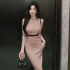 2024 Women's French-Style Slim Splicing Vest Dress