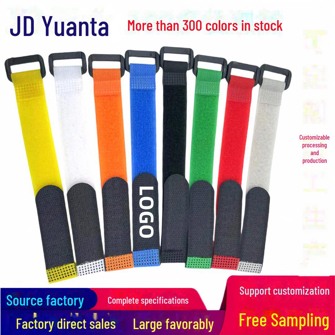 

Multi-Color Polyester Velcro Cable Tie with Logo 1cm x 10cm