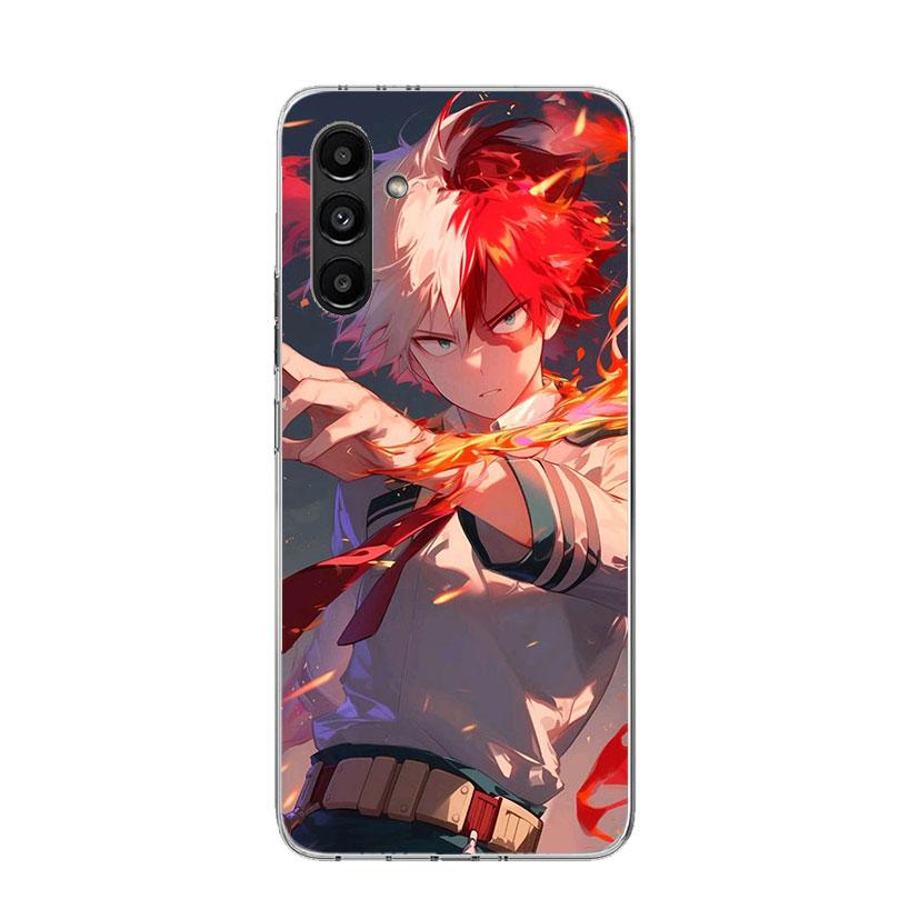 Todoroki Shoto MHA My Hero Phone Case For Samsung Galaxy A13 A14 A15 A16 A17 A53 A54 A55 A56 A33 A34 A35 A36 A23 A24 A25 A26 A05