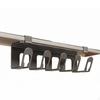 Toothbrush Rack with Five Slots Screwless Mounting WallAttached Self for Families,