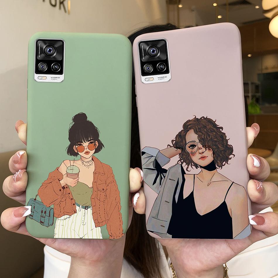 For vivo V20 Case for Vivo V20 Pro VivoV20 V 20 SE Case Cute Cartoon Slim Soft TPU Silicone Back Phone Cover Bumper Fundas Cases
