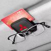 Car Interior Sunglasses Clip Holder for Mitsubishi Outlander Lancer Pajero Sport ASX Xpander Eclipse Cross L200 Mirage Attrage A
