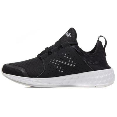NB Cruz Wygodne Wszechstronne Tkanina Skóra Syntetyczna Niskie Codzienne Buty do Biegania Damska Sneakers Czarny Biały WCRUZBK