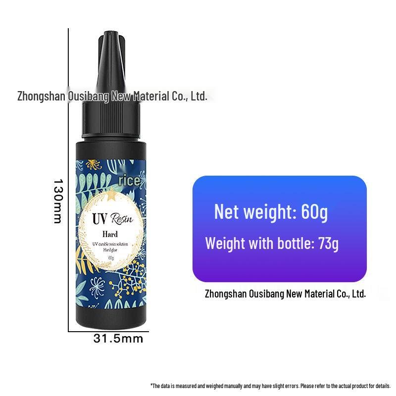 High Transmittance UV Glue for DIY Jewelry, Flowers, Quicksand, Mahjong, and Epoxy Sealing