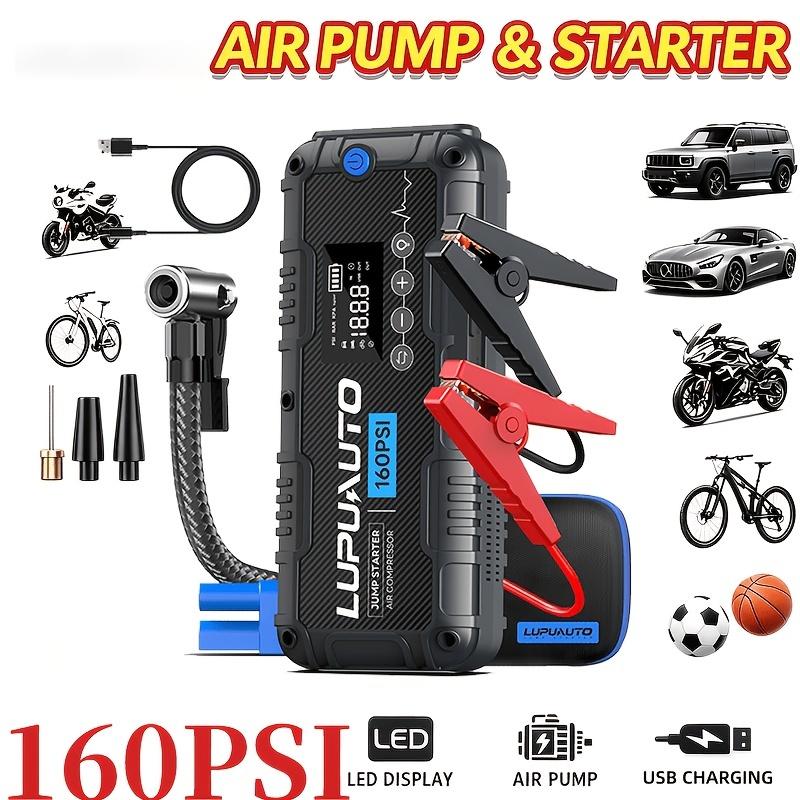 7000A Jump Starter with Air Compressor, Portable Car Jump Starter, Peak Jump Starter Battery Pack With160PSI Digital Tire Inflator, Car Battery Q29B