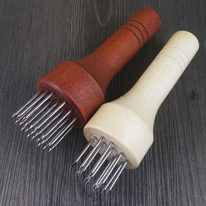Edelstahl Steak Fast Lose Zartmacher Stichspitze Spitze Schweinebauch Haut Knuspriges Loch Hammer Handwerkzeug Küchenzubehör