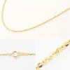 Yellow Gold K18 18K 35cm Choker Necklace for Women [PRECIOUS JEWELRY]