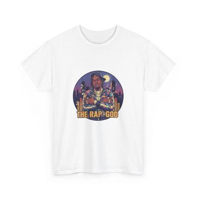 Het Rap God T-shirt | Rapper Portret Grafisch T-shirt, Hip-Hop, Rock Muziek, Stijl