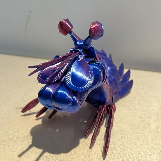 Игрушка-подвижка в виде креветки-богомола для снятия тревожности — фото 8