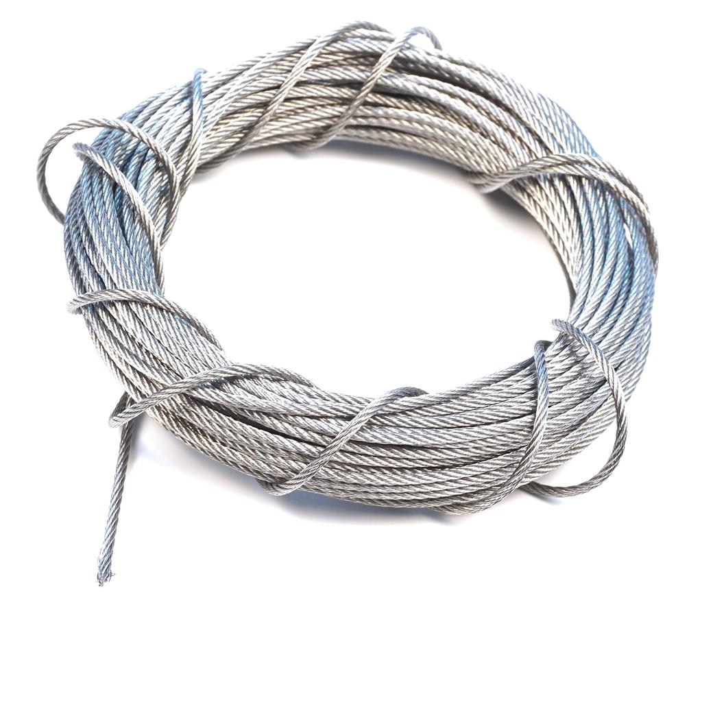 EWR5472-1 Window Regulator Repair Cable Steel Wire Rope 7x7 Diameter: 1.5 Mm Length : 10 Meter for Car Window Regulator