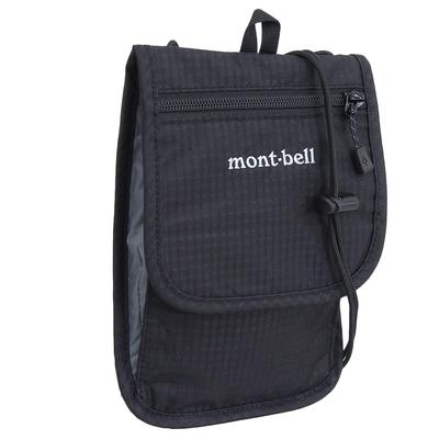 Montbell Nylon Travel Wallet for Men and Card Shoulder 1123894 Women, Case, Pouch, (Black)