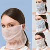 Neck Protection Lace Face Cover Dustproof Mask Trend Sunscreen Mask Outdoor Riding