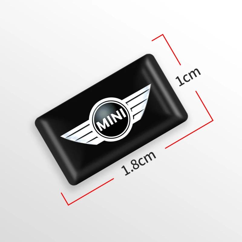 10pcs/set 3D Styling Car Epoxy Emblem Stickers Decor Accessories For Mini Cooper R53 R50 F54 F55 F56 F57 F60 R52 R55 R56 R57
