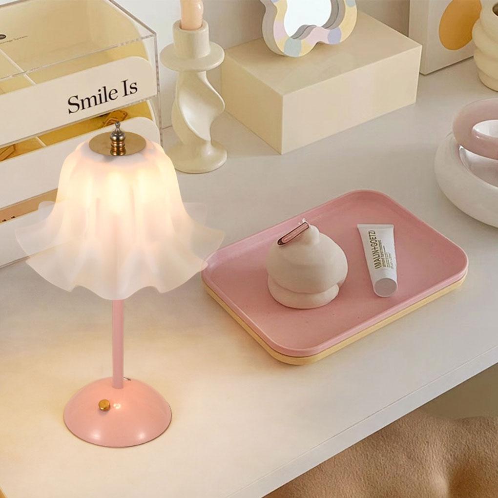 Desk Lamp French Romantic Flower For Bedroom Night Light Bedroom Bedside Night Light