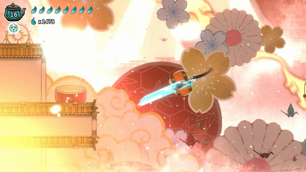 Bow and the Blue Flower of the Moonlit Night Switch -