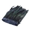 2Meter Black Rooster Tail Feathers Trim 10-12Inches Pheasant Feather Fringe Ribbon Dancers Supplies Carnival Coque Plumas