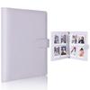A5 Kpop Photocard Binder with 25 pages 4-Pocket Card Collector Album with 200 Card Slots PU Leather Cover Organizing Cards