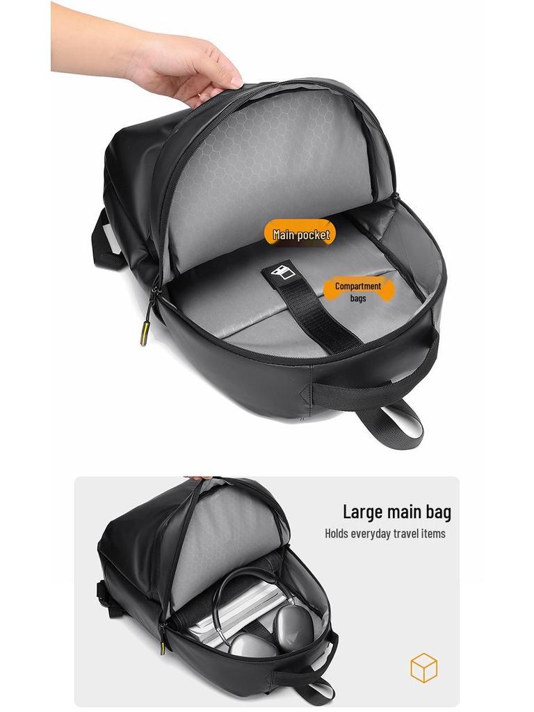 Herren Wasserabweisender Business Casual Rucksack - Laptop-Tasche mit großer Kapazität für Studenten