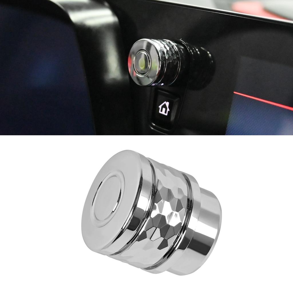 Car Radio Volume Control Knob  Red Black Silver For CHEVROLET Corvette Stingray Z06 E-Ray C8 Coupe     2025