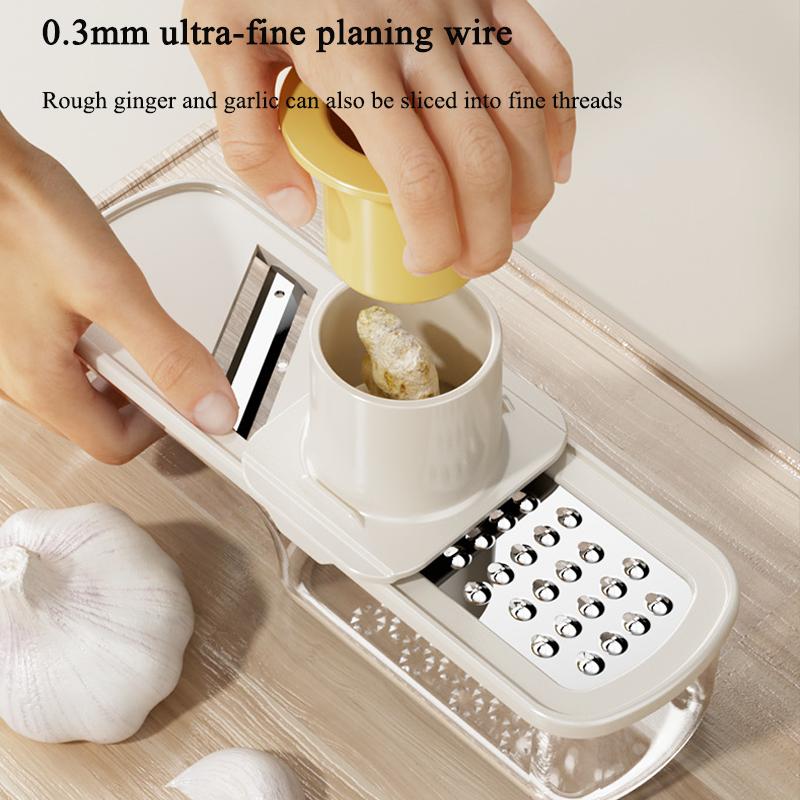 Mini 3in1 Garlic Ginger Grinder Kitchen Gadget Garlic Grinder Manual Garlic Press Kitchen Tools for Crushing Spices Herbs Garlic
