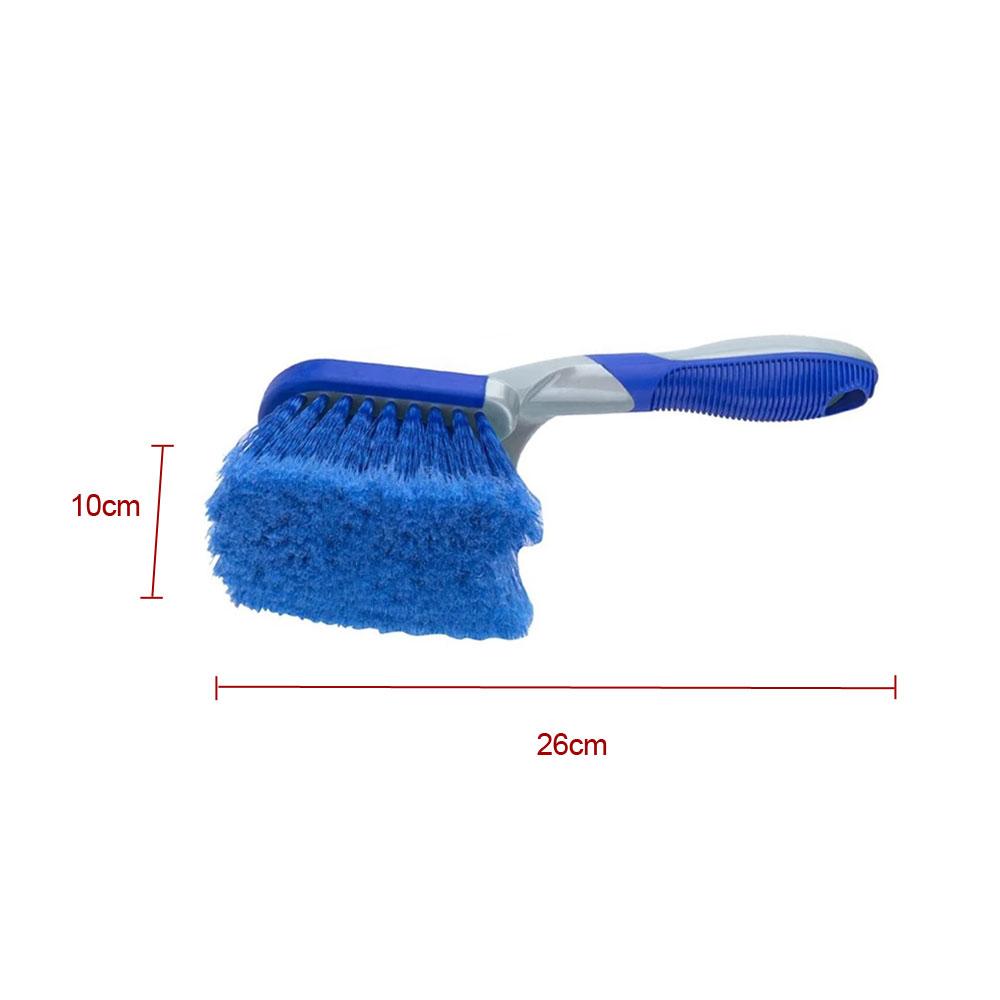 1Pc Car Wheel Soft Brush Tire Cleaner Washing Tools Blue for Auto Detailing Motorcycle Cleaning Tools Universal Car Accessories