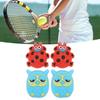4PCS Cute Animal Shape Tennis Racket Shock Absorber Cartoon Tennis Racket Dampener  Tennis Practice