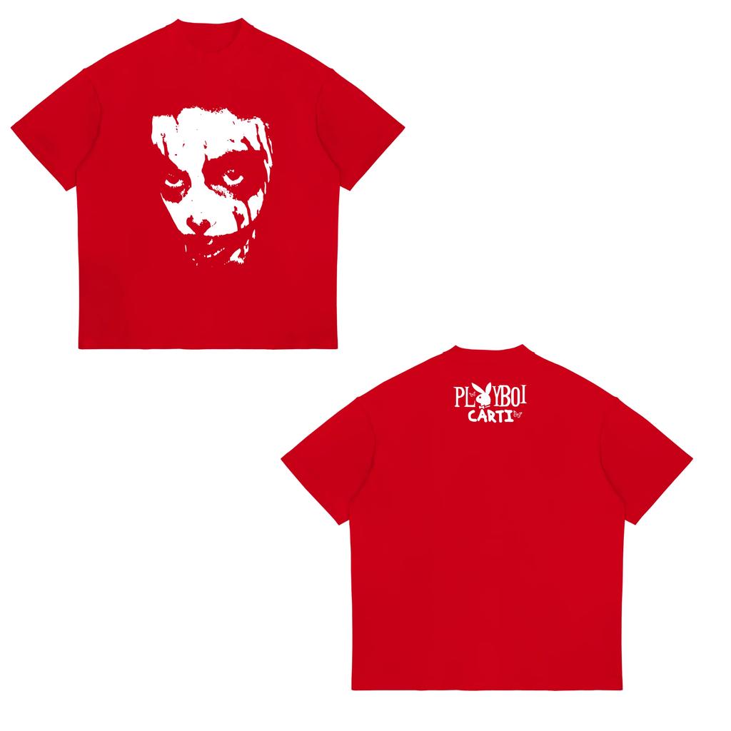 Hip Hop Playboi Carti Tshirt Unisex Women Graphic Print Tshirts Unisex Summer Cotton Oversized Short Sleeve Tee Shirt Streetwear