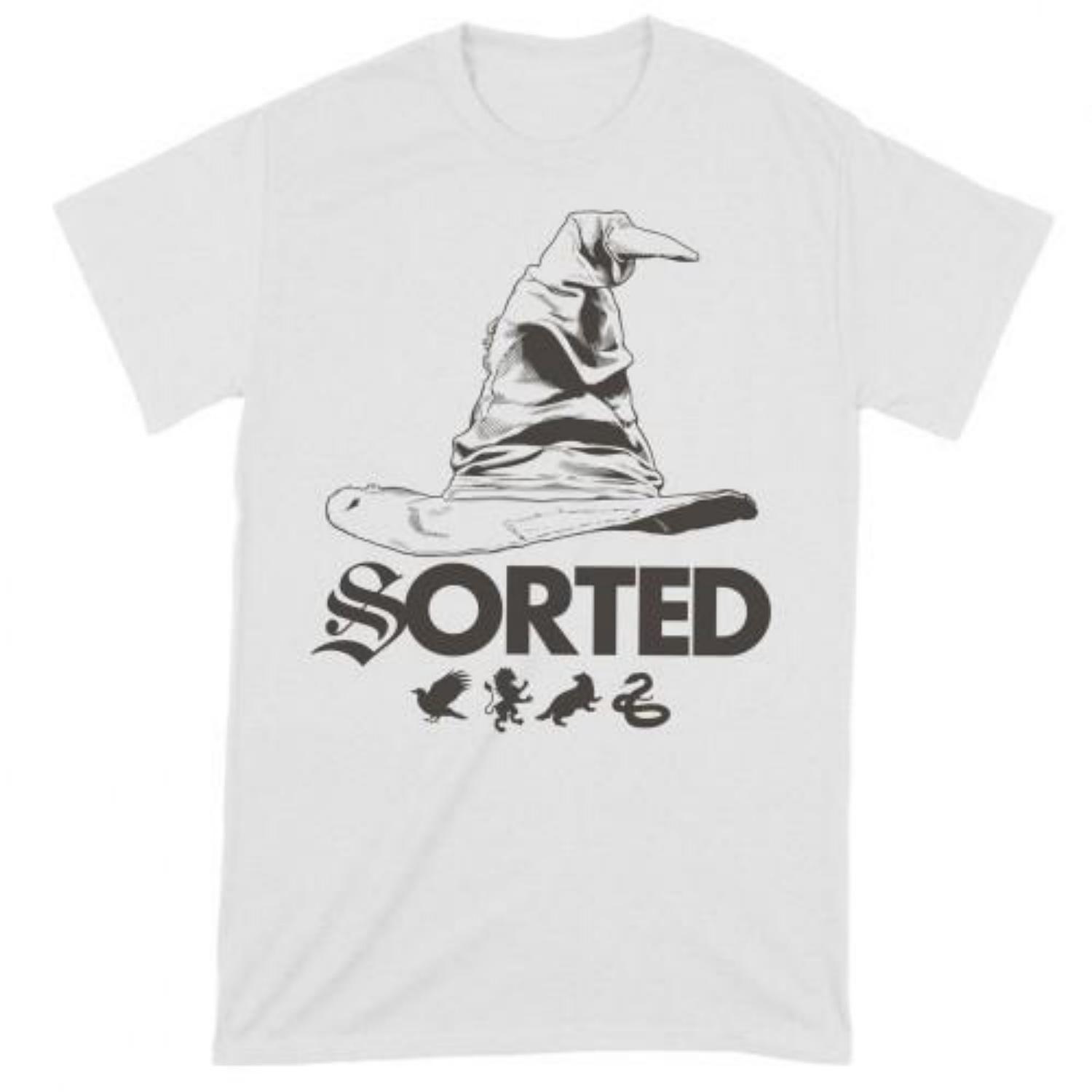 HARRY POTTER Unisex Adult Sorting Hat T-Shirt S чёрный