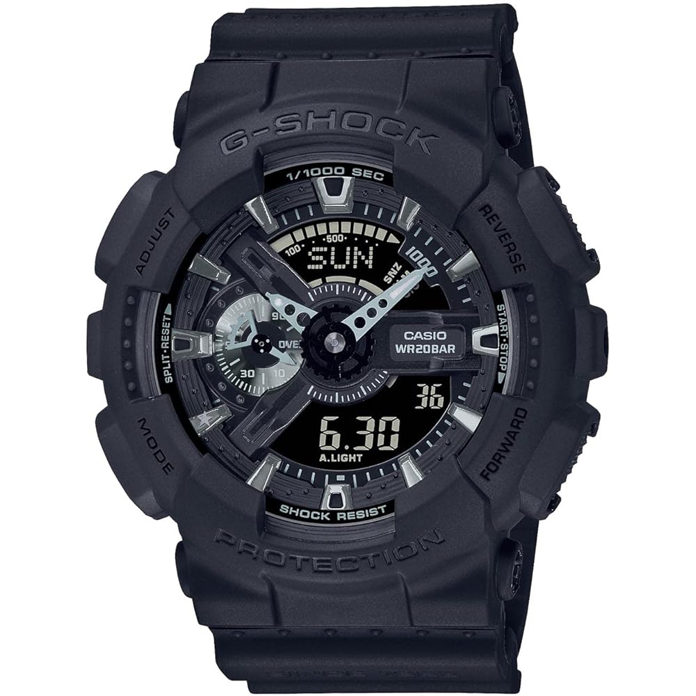 

Casio G-Shock GA-114RE-1AJR Black Analog-Digital Watch Water Resistant Shock Resistant Durable Design