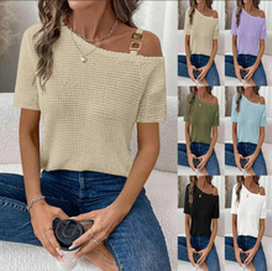 2026 Spring/Summer Women's Button Sexy Sleeveless Vest Tank Top