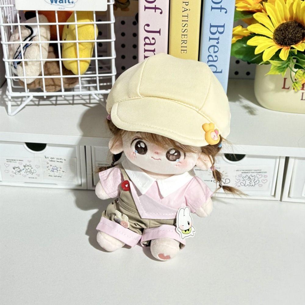 Peaked Cap 20cm Cotton Doll Clothes Outfit Plush Doll Clothes  Doll Accessories