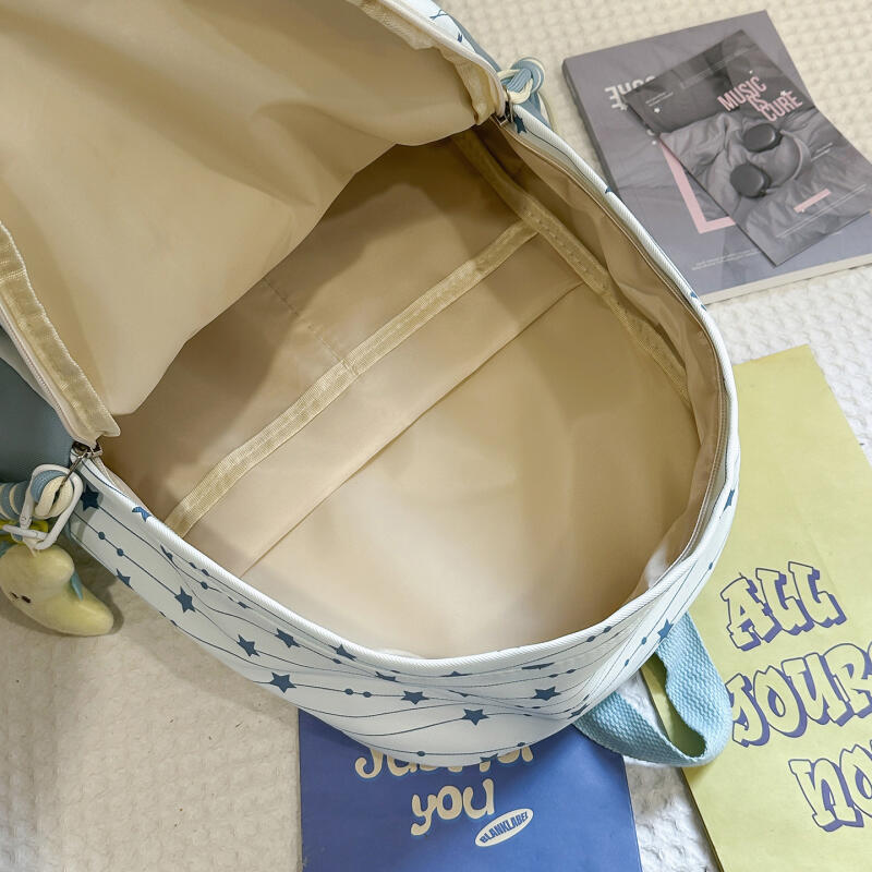 Rugzak met sterrenprint Dames Rugzak in College Stijl Schooltas Middelbare School