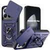 Hard Case - E.F.CONNECTION - for Xiaomi 15T Pro - Shockproof Protection with Ring - Navy Blue