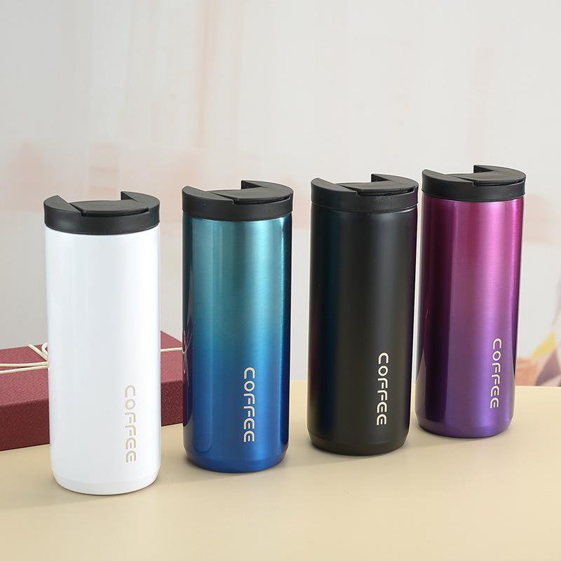 Personalized Gradient 304 Stainless Steel Insulated Coffee Cup