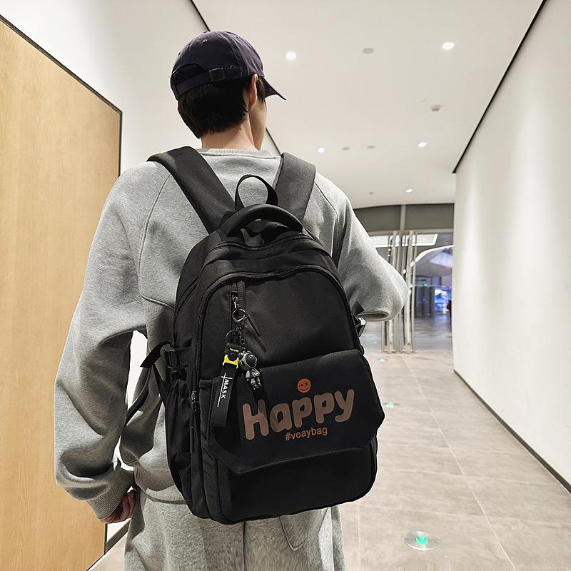 

School bag female large capacity high school junior high school student backpack backpack primary school student backpack new чорний