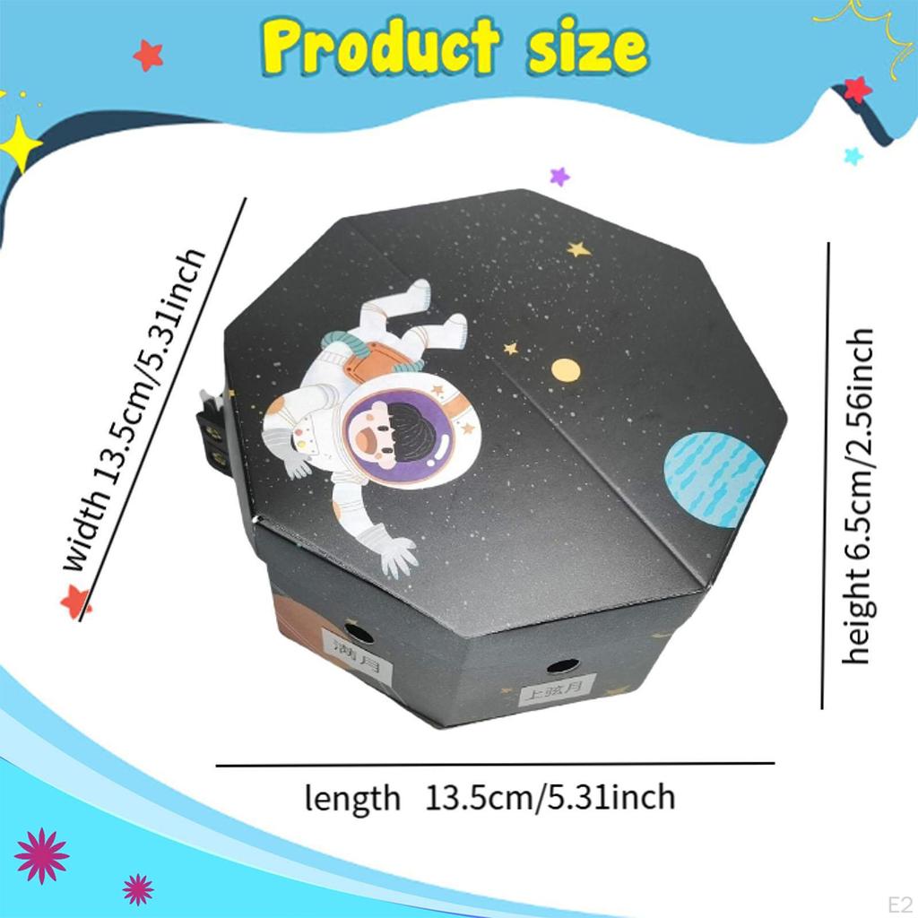 Moon Phases Science Kit Phase Observation Box Classroom Self Assembly Developmental DIY Craft