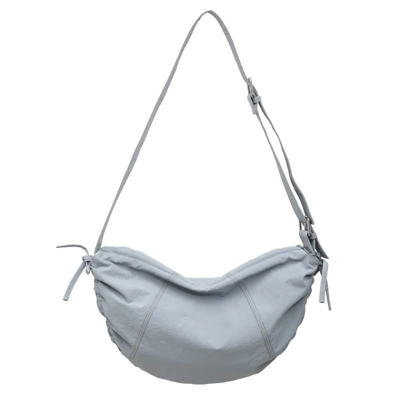 Nylon Duffle Bag For Women With Zipper Pocket And Casual Style