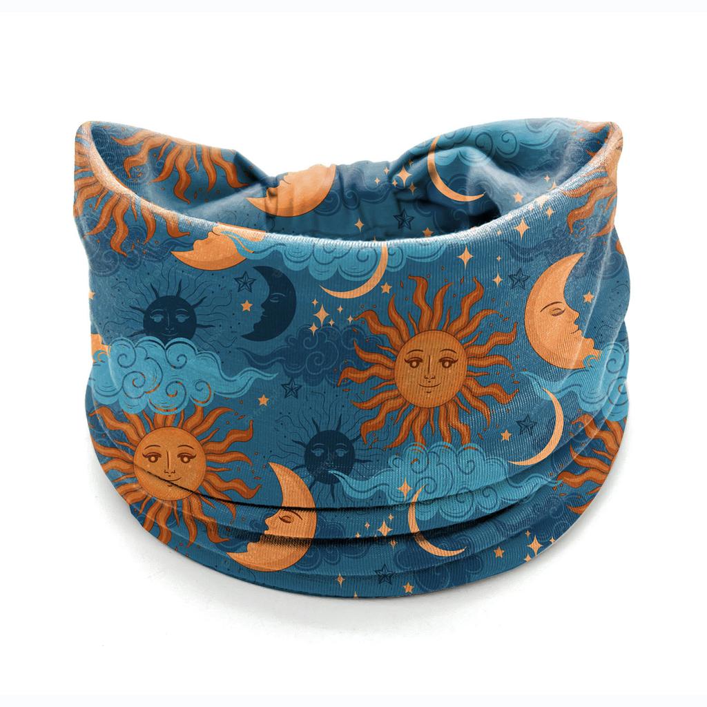 European American Women's Hair Band African Print Pattern Wide Edge Elastic Knot Sports Yoga Headband Women's Headwear Hair