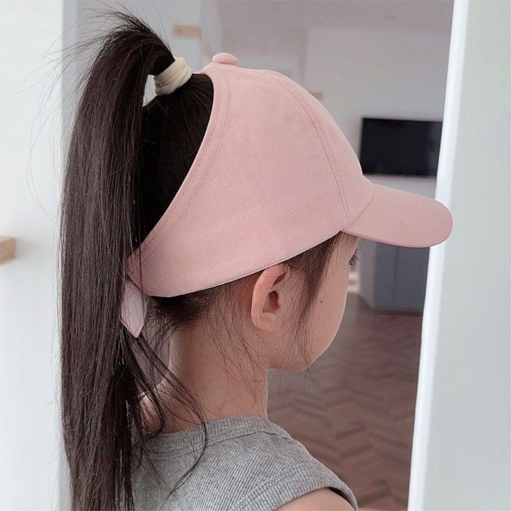 Korean Style Summer Kid Sunhat Shading Hat Children's Visor Hat Half Empty Top Hat  Girls