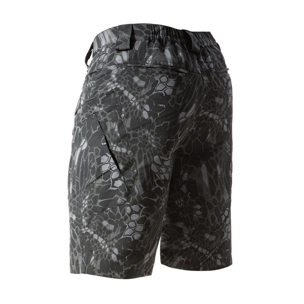 Herren Tarnung Cargo-Shorts mit mehreren Taschen Schnelltrocknend für Outdoor-Wandern