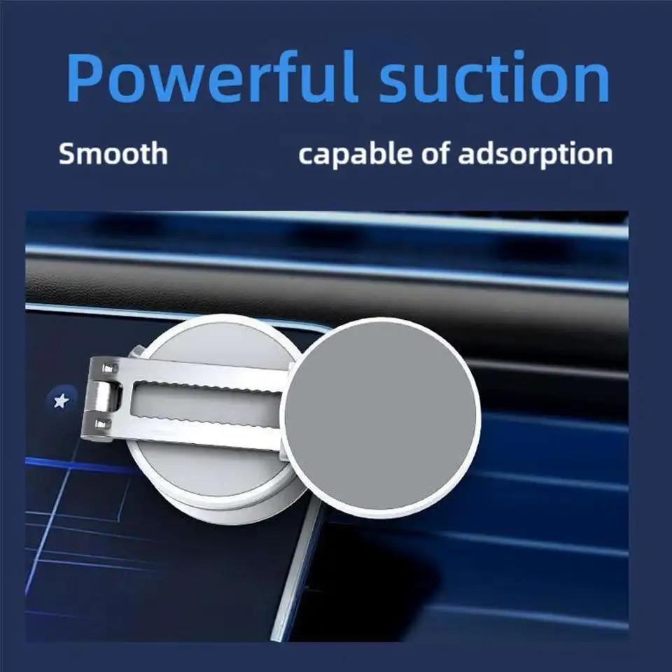 Magnetic Phone Holder Foldable Suction Cup Multifunction Vacuum Adsorption Phone Mount Support In Car for iPhone Samsung Xiaomi