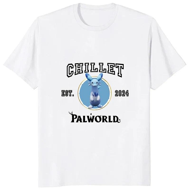 Hot Sale Game Palworld Printed Cartoon T-shirt Casual Fashion Harajuku Women T Shirt Streetwear Hip Hop Comfort Y2k Unisex Tee