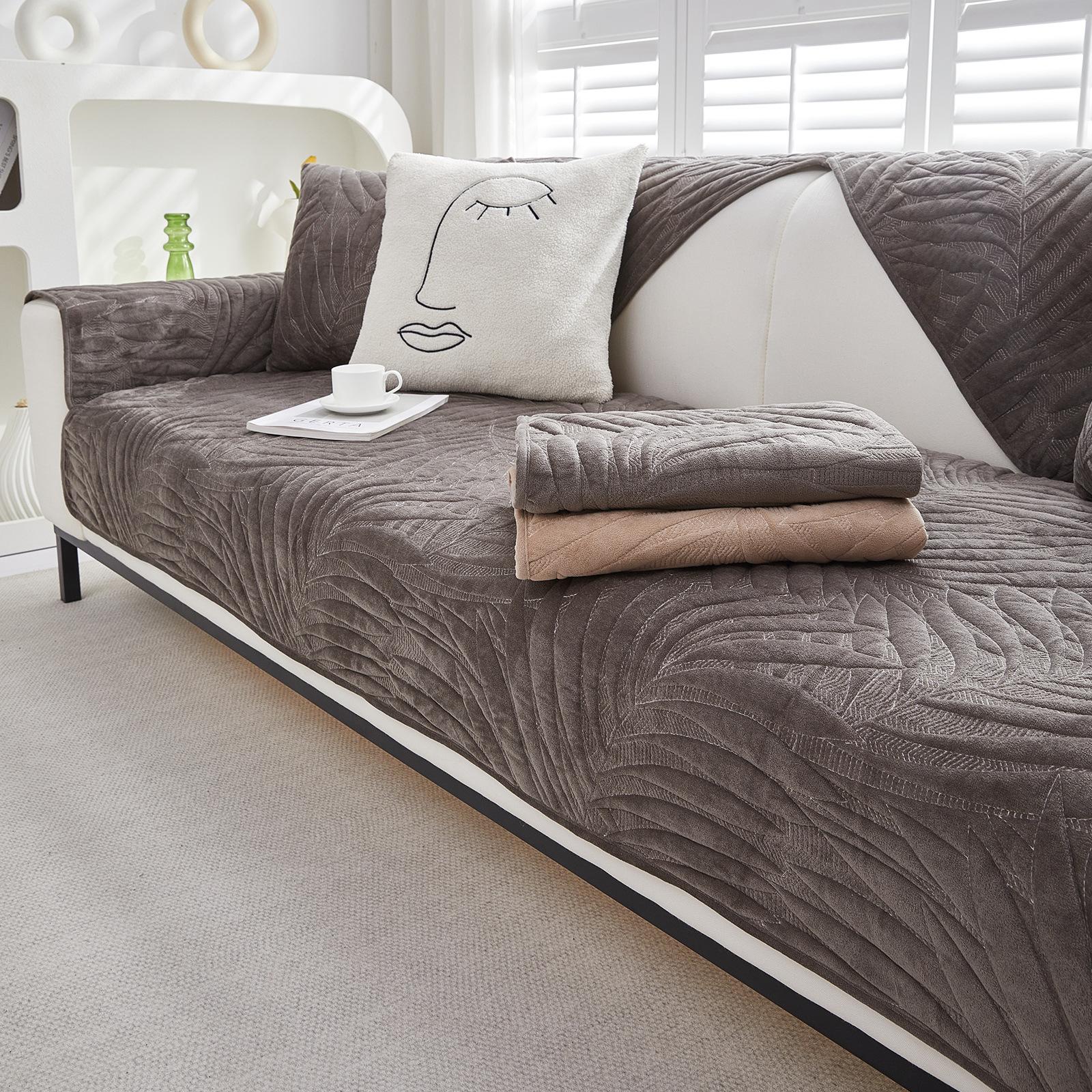 

Нескользящий диван-полотенце, подушка для дивана для собак, домашних животных, угловой чехол для дивана, секционный шезлонг, коврик для дивана, разные размеры 70x70cm 1pcs света кофе