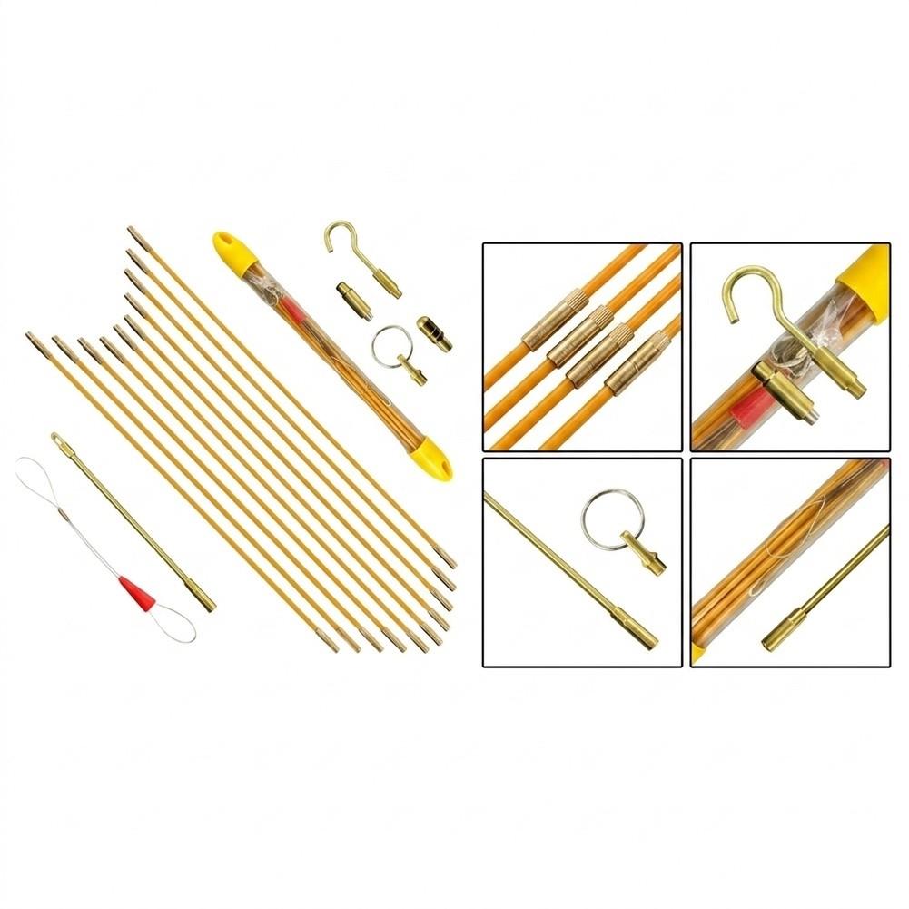 Space-Efficient Fiberglass Rod Storage Tube Keeps All Components Accessible and Prevents Loss During Transfers